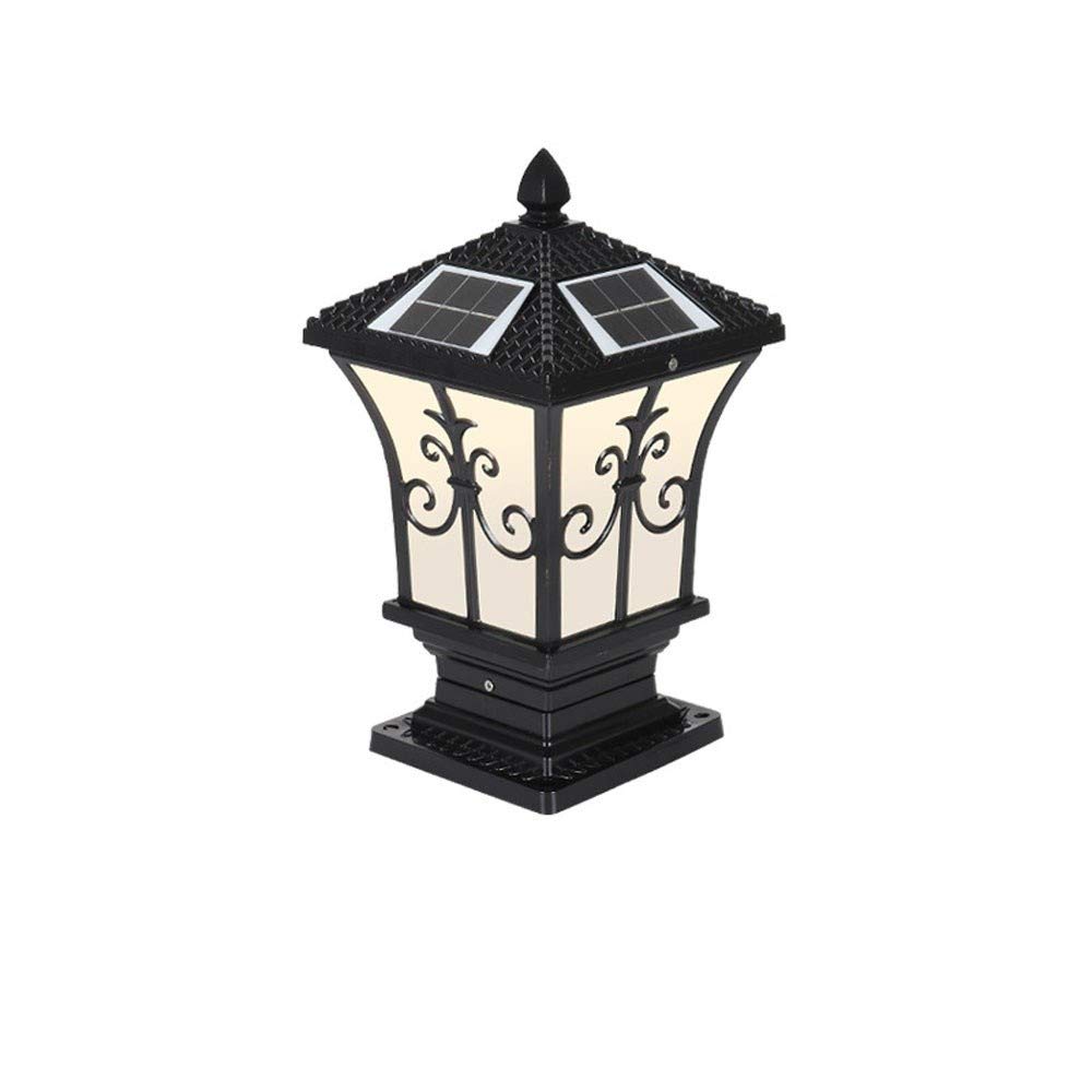 Solar Powered Outdoor Garden Lights - Waterproof Landscape Lighting for Fence, Villa, Lawn, Park, Balcony & Street | Weatherproof Glass Design for Community Aisle & Pillar Post | Perfect for Patio, Pathway, Driveway & Backyard Decor