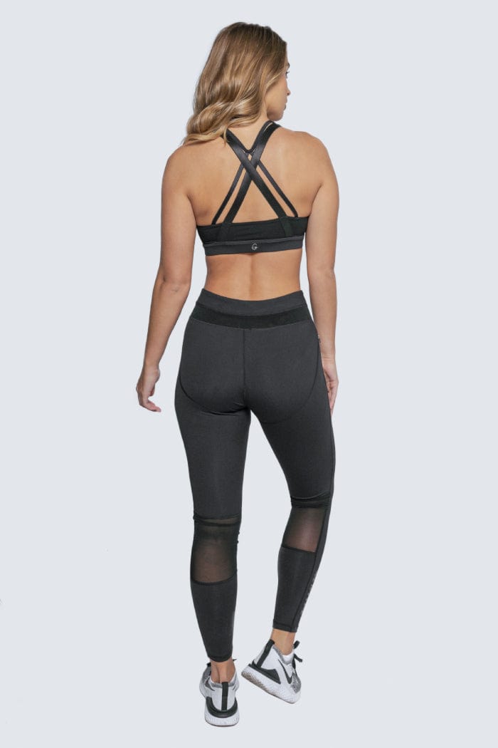 Good Karma High-Waisted Yoga Leggings for Women - Black - Perfect for Yoga, Gym Workouts & Everyday Comfort