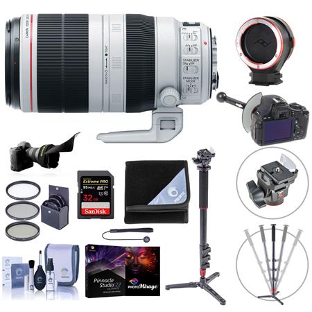 Canon EF 100-400mm f/4.5-5.6L IS II USM Telephoto Zoom Lens with Premium Accessory Kit - Professional Wildlife & Sports Photography, Travel & Outdoor Shooting