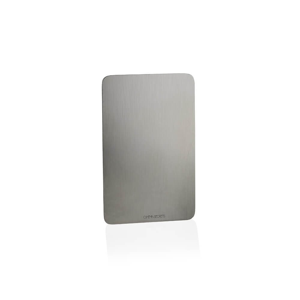 Cinema Secrets Original Stainless Steel Makeup Palette - Professional Artist Brush Cleaning & Mixing Tray for Makeup Studio and Home Use