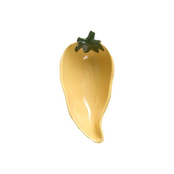 4-Piece Dipping Dish Bowl Set with Chile Peppers Design - Perfect for Salsa, Guacamole, and Party Snacks - Vibrant Yellow Ceramic Appetizer Bowls for Entertaining