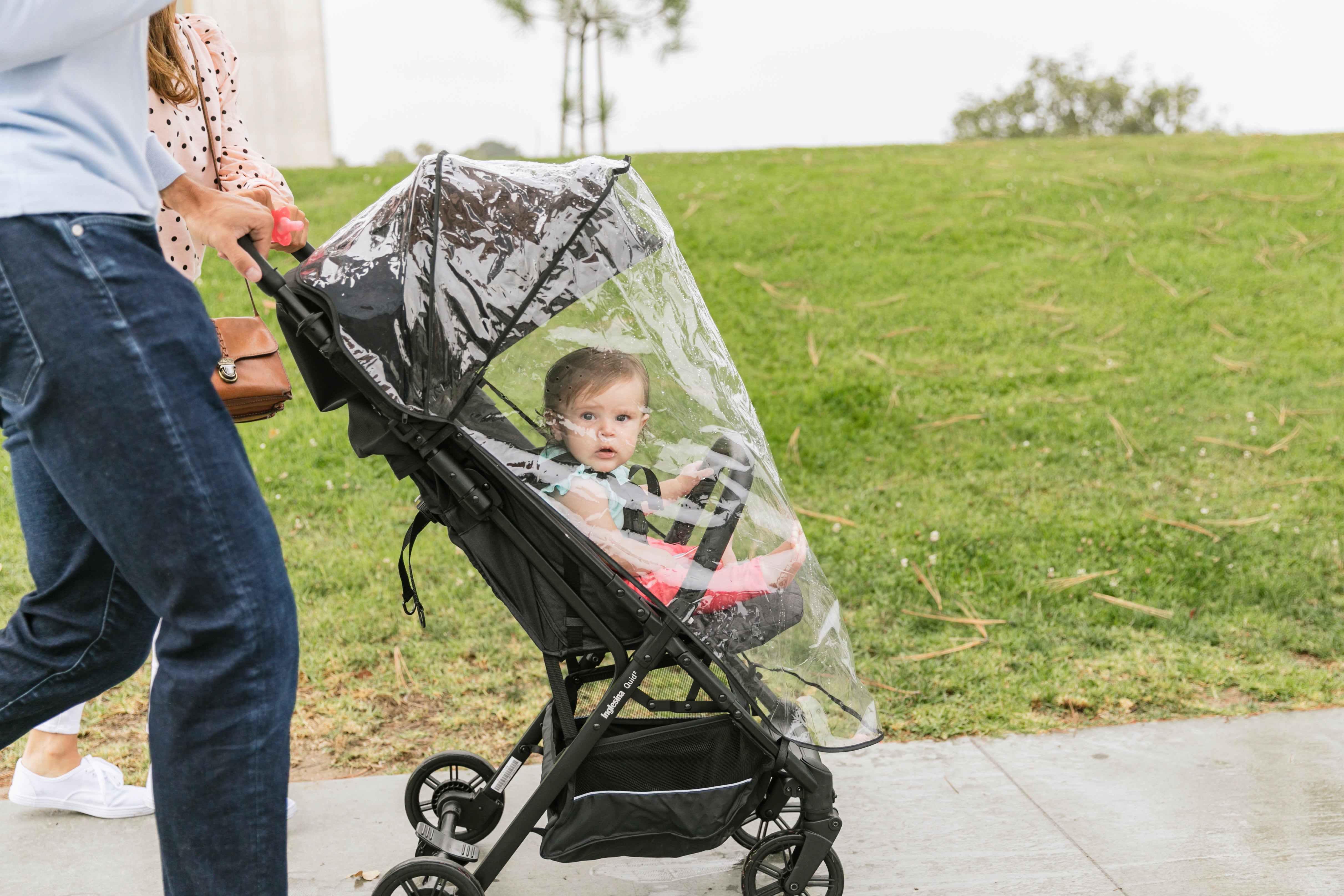 Inglesina Quid Stroller Rain Cover - Waterproof Baby Stroller Protector for All Weather | Perfect for Rain, Wind & Snow Protection While Walking or Shopping