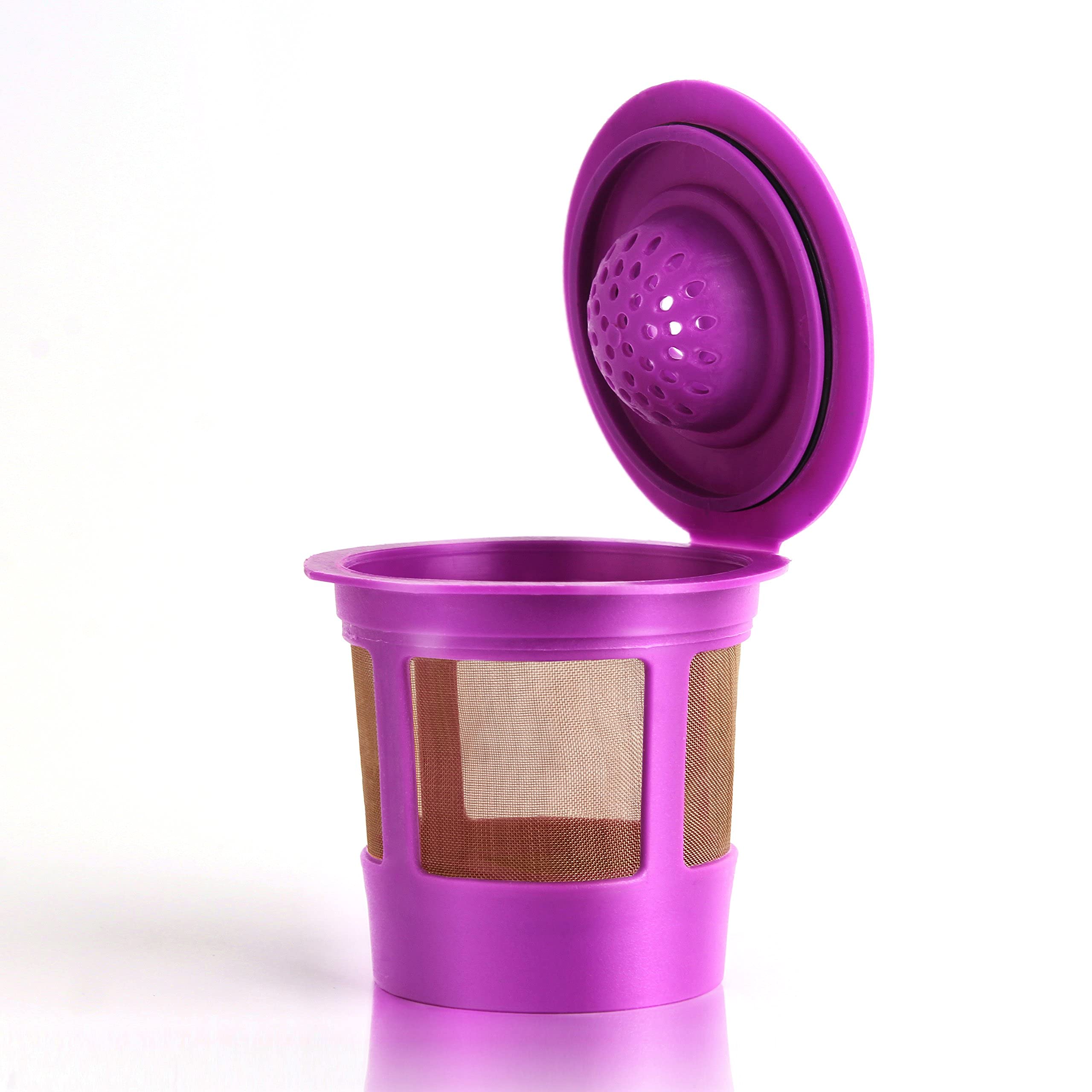 Reusable K Cups & 300 Disposable Paper Filters for Keurig Coffee Makers - Eco-Friendly Coffee Pods for Home, Office & Travel Use
