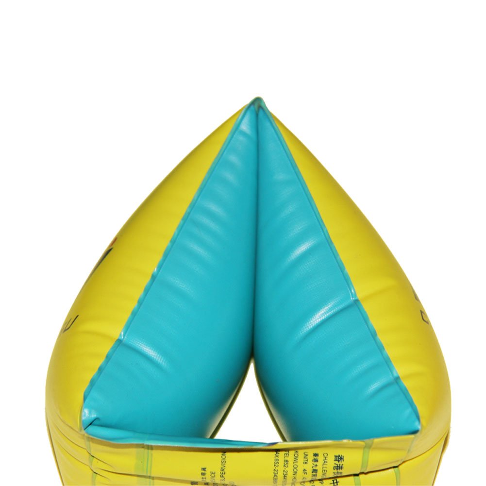Swim Training Arm Bands - Adjustable Roll-Up Floatation Devices for Kids & Adults (Yellow) | Perfect for Swimming Lessons, Water Safety & Pool Exercises
