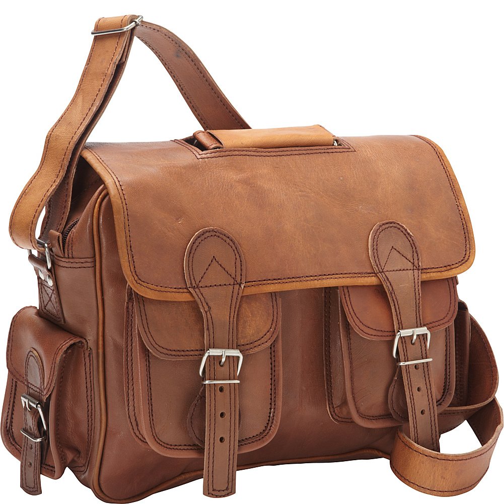 Premium Sharo Genuine Leather Satchel Handbag for Women - Dark Brown - Stylish & Durable Crossbody Bag for Work, Travel & Everyday Use