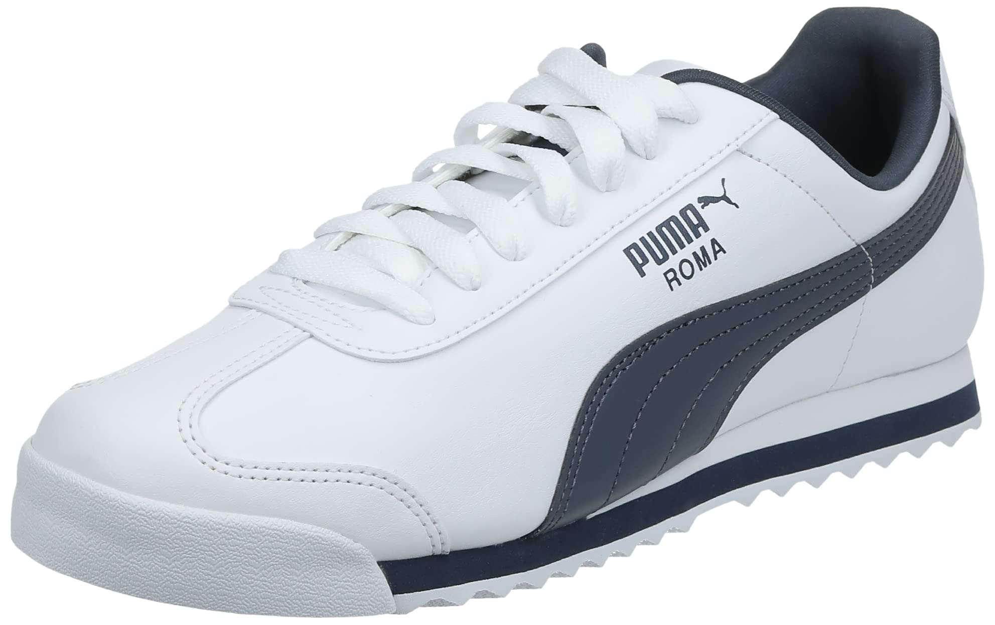 PUMA Men's Roma Classic Gum Sneakers - Casual Low-Top Lace-Up Shoes for Men, Comfortable & Stylish Everyday Wear - Perfect for Walking, Running, and Urban Fashion
