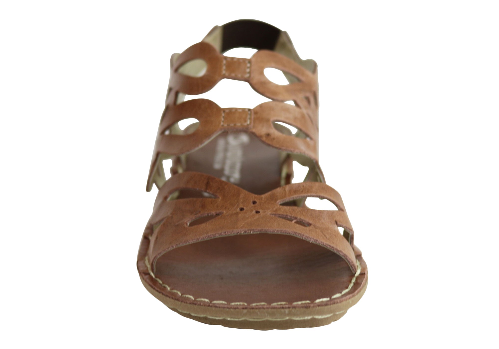 Andacco Desiree Women's Comfortable Flat Leather Sandals - Handmade in Brazil - Perfect for Beach, Vacation & Summer Outfits