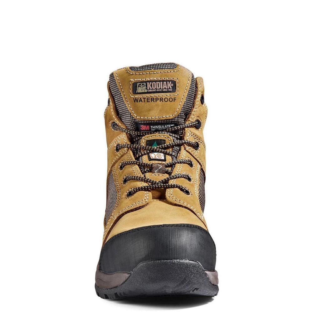 Kodiak Trakker Men's Lightweight Waterproof Composite Toe Hiking Boots 302113 - Durable Work & Outdoor Adventure Footwear