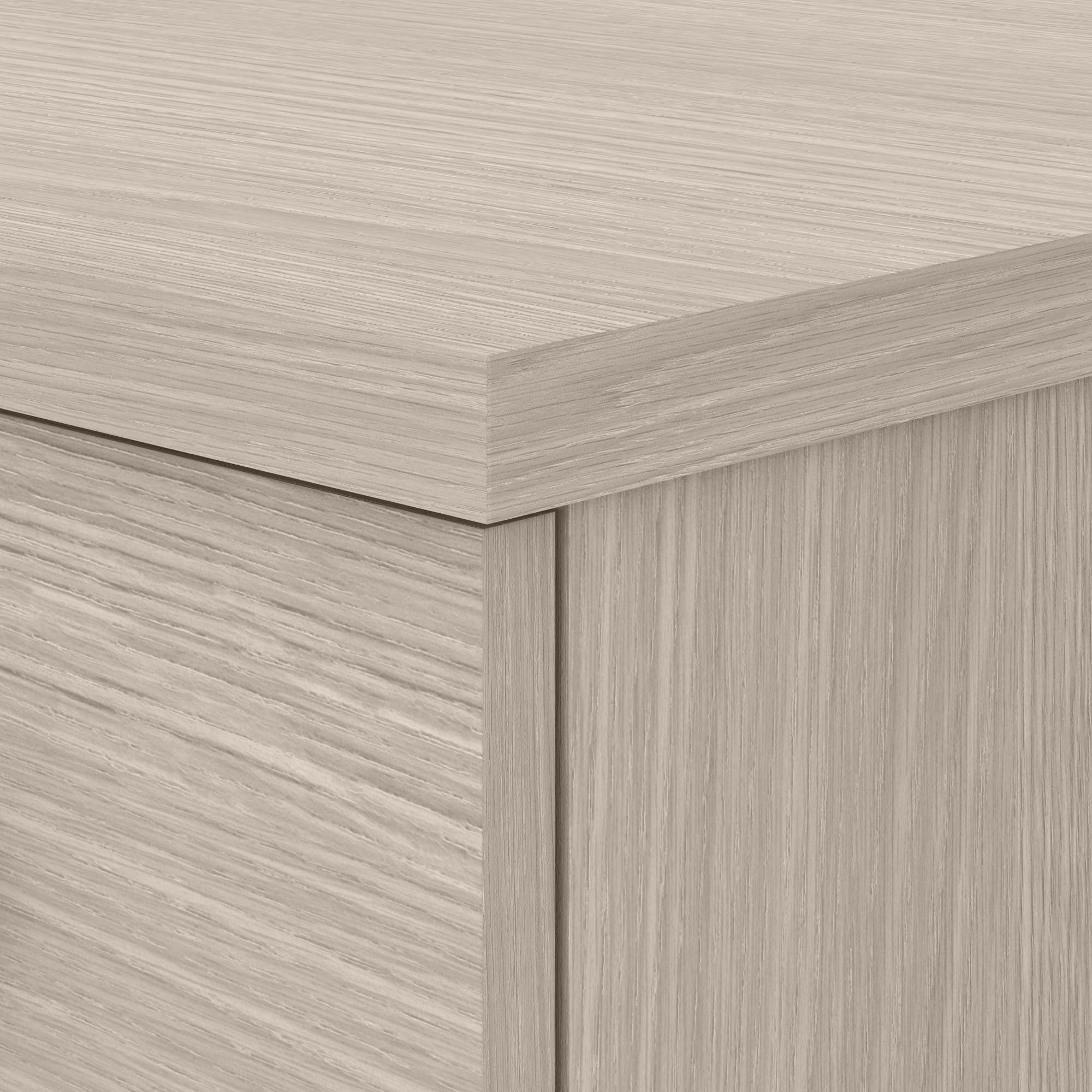Bush Furniture Somerset 2-Drawer Lateral File Cabinet in Sand Oak - Office Storage Solution for Home & Business Organization