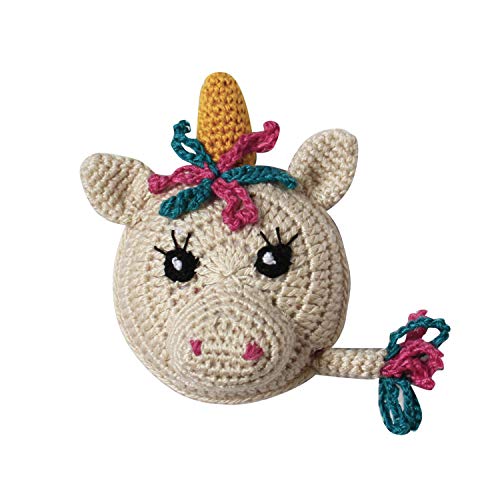 MagJo Unicorn Crochet Designed Animals Tape Measure - Soft Retractable Measuring Tape for DIY Crafts, Sewing & Knitting - Perfect for Crochet Projects, Quilting & Handmade Gifts (5 Feet/60 Inches)