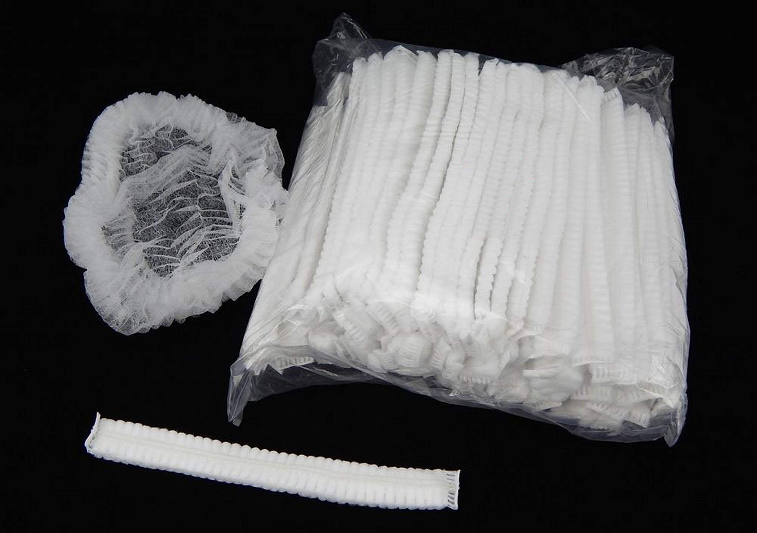 Disposable Elastic Surgical Latex Free Bouffant Head Caps - 100 Pack | Soft Breathable Hair Covers for Medical, Food Service & Tattoo Studios | Hospital, Salon & Tattoo Use