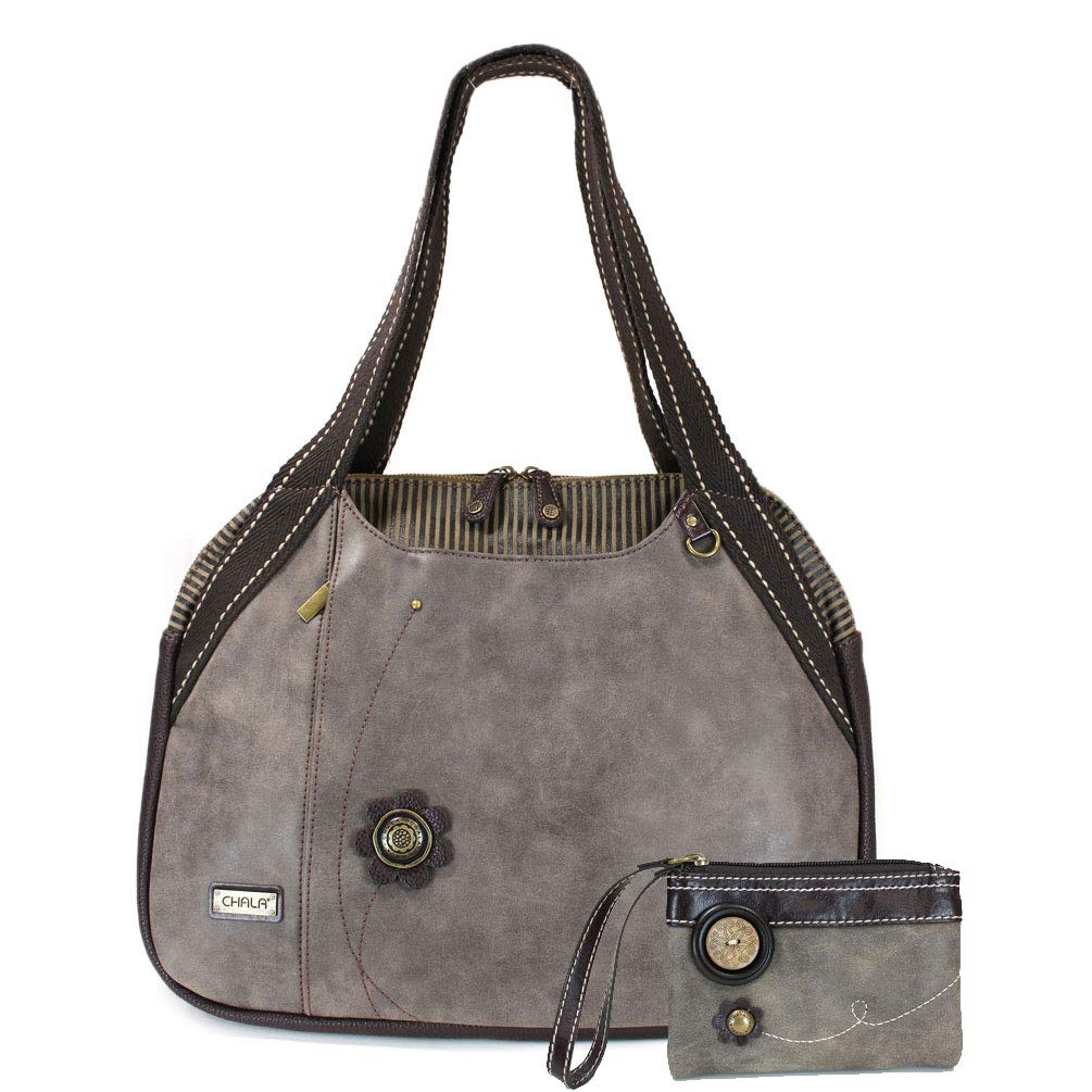CHALA Large Bowling Tote Bag for Women - Stylish Pet Lover's Handbag with Wallet Combo | Perfect for Work, Travel & Shopping