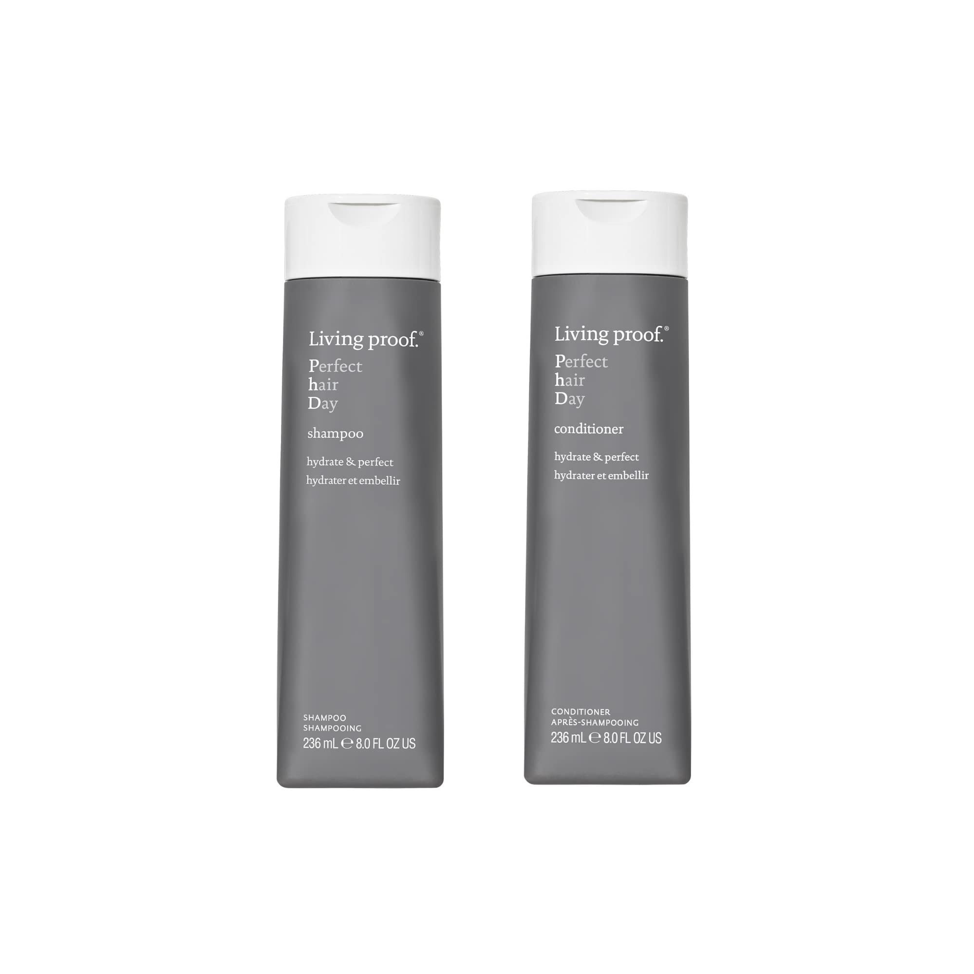 Living Proof Perfect Hair Day (PhD) Shampoo & Conditioner Set - Hydrating & Strengthening for Shiny Hair | Paraben Free, Silicone Free, Vegan Formula | Daily Use for Soft, Healthy-Looking Hair at Home or Salon