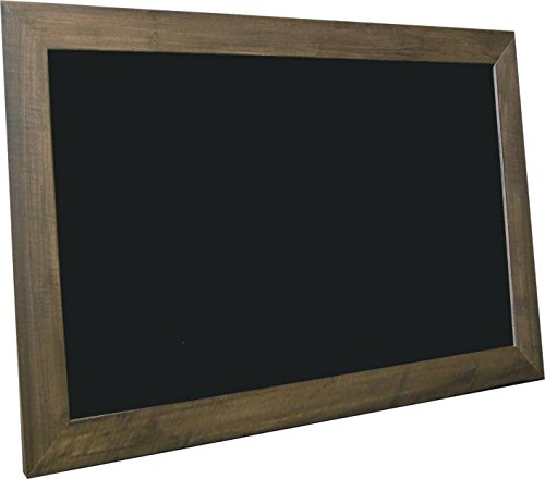BillyBoards 24x36 Chalkboard with Brown Barnwood Frame - Black Porcelain Writing Surface, 2.5
