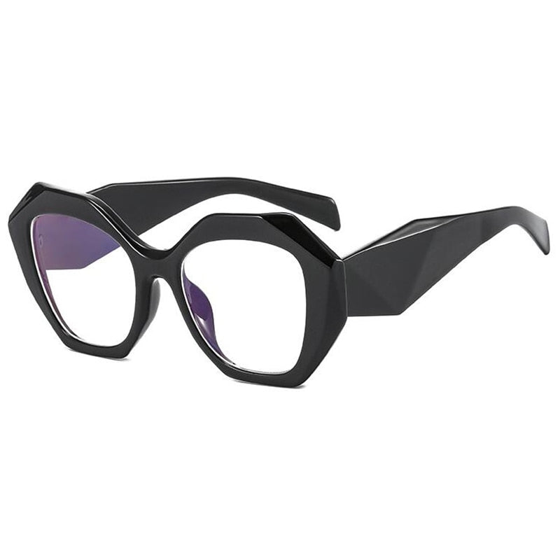 Stylish Isla Polygon Glasses Frame - Trendy Geometric Eyewear for Men & Women | Perfect for Reading, Fashion, and Everyday Use