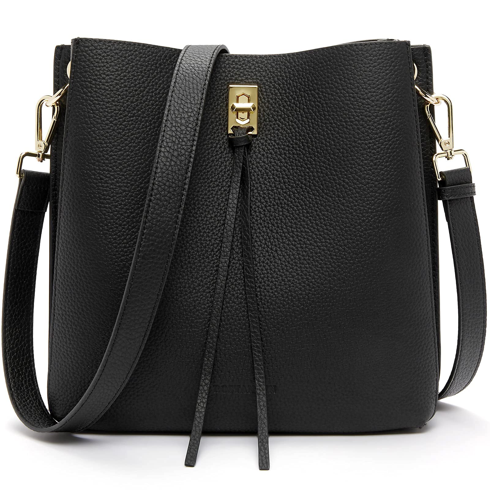 BOSTANTEN Genuine Leather Women's Handbags - Stylish Tote, Crossbody & Shoulder Bags for Work, Travel & Everyday Use | Designer Purse for Women Professionals & Fashion Lovers