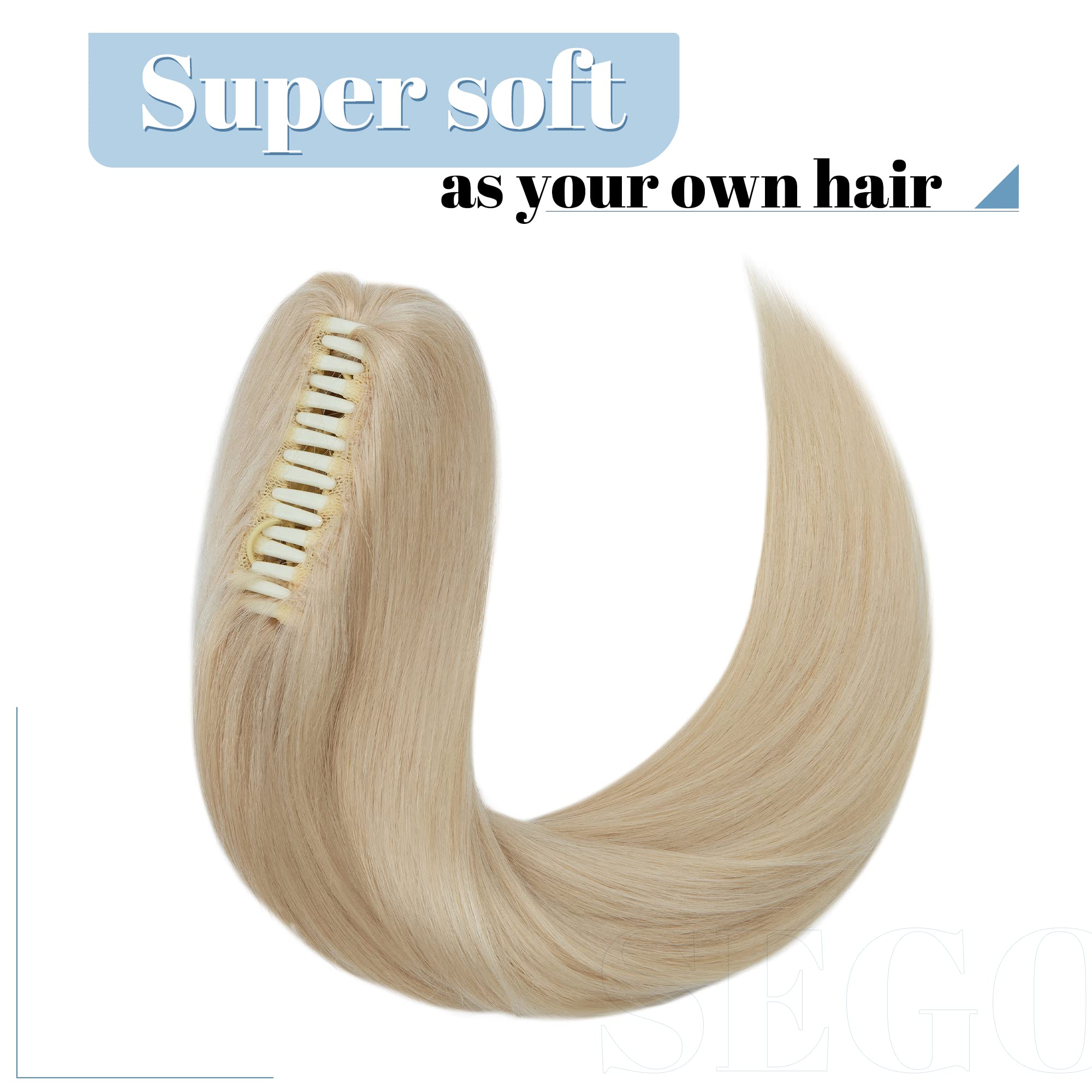 SEGO Human Hair Clip-in Ponytail Extension - 18