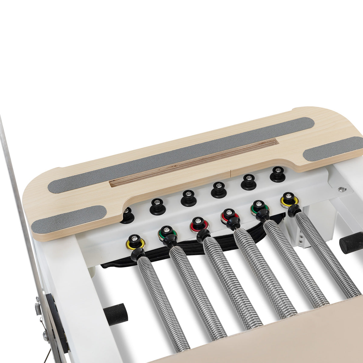 Contour Pro Aluminum Pilates Reformer Machine for Home Gym - Professional Grade Equipment with Adjustable Resistance, Beige - Perfect for Pilates Studio, Physical Therapy & Home Workouts