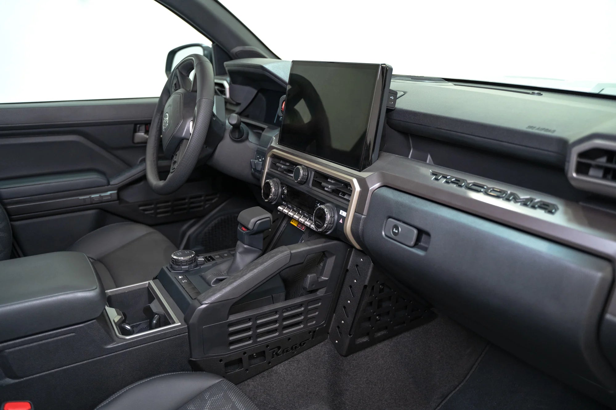 Rago Fabrication Center Console MOLLE Panels for 2024+ Toyota Tacoma - Heavy-Duty Tactical Storage Solution for Off-Road, Camping & Everyday Use