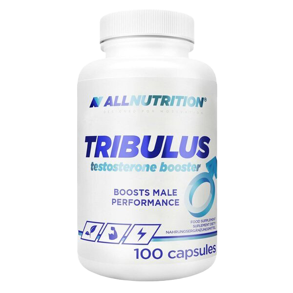 Allnutrition Tribulus 100 Capsules - Natural Testosterone Booster for Men, Muscle Growth & Energy Support - Perfect for Gym, Workout & Fitness Enthusiasts