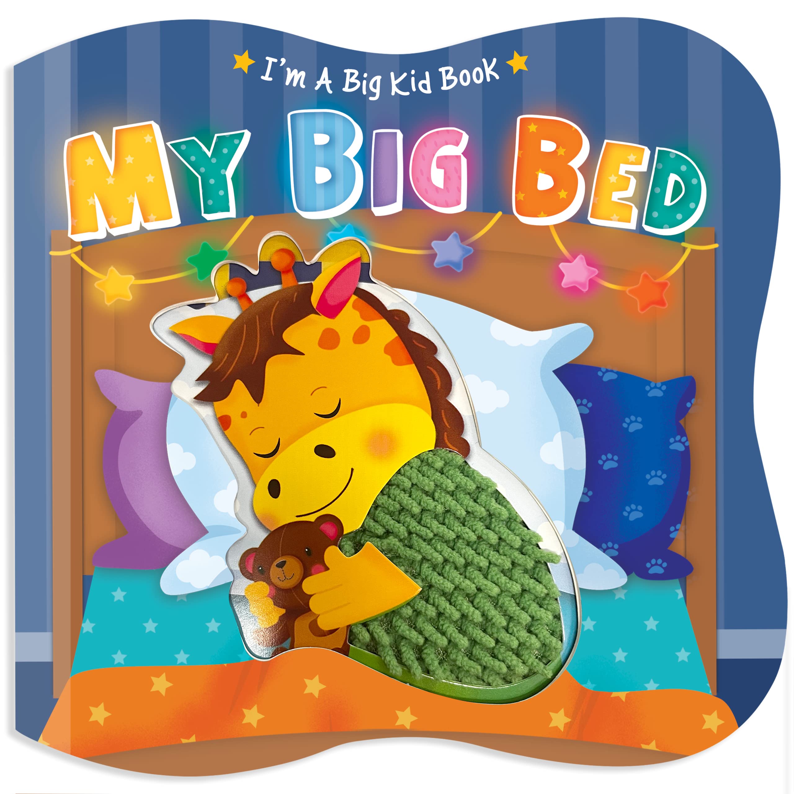 My Big Bed - Touch and Feel Sensory Board Book for Toddlers - Interactive Early Learning Book for Bedtime & Playtime