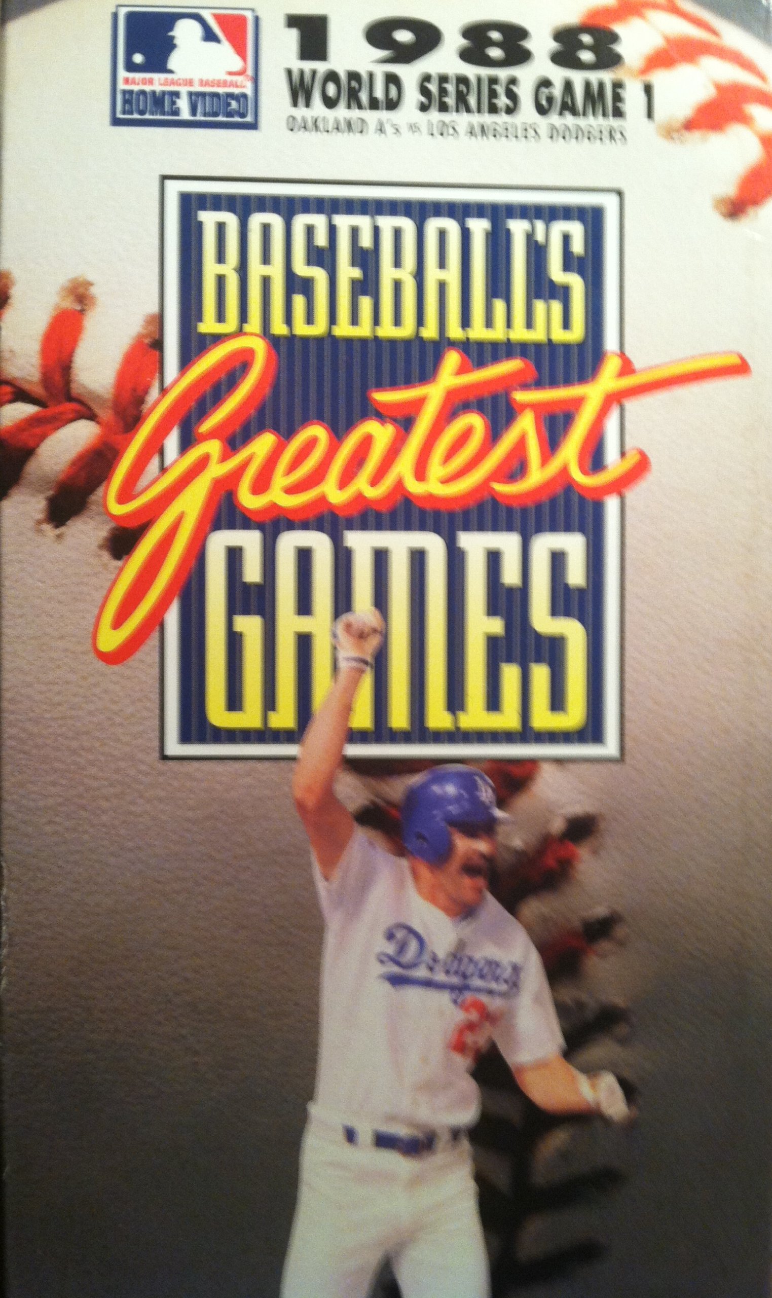 1988 World Series Greatest Games - Classic Baseball Highlights on VHS | Perfect for Sports Collectors & Nostalgic Fans