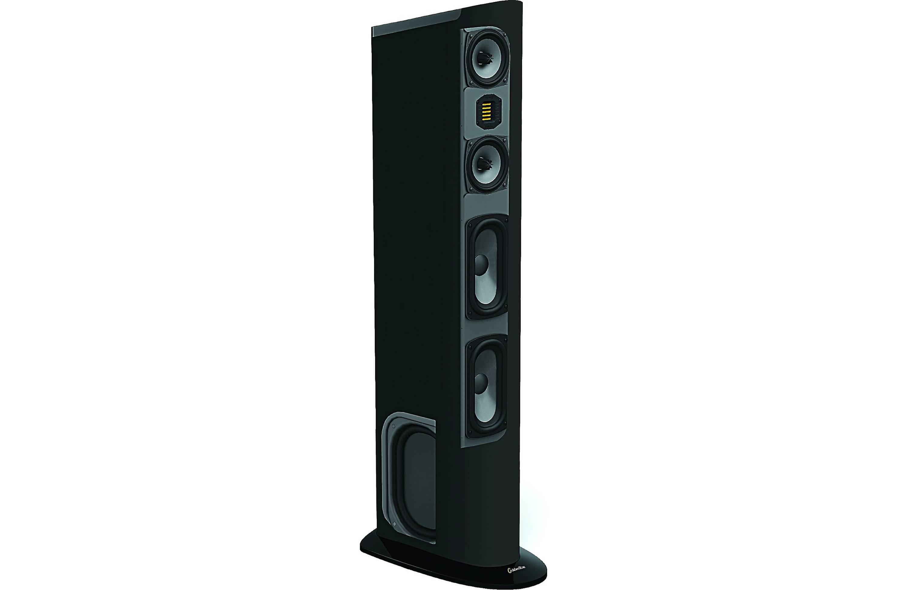 GoldenEar Triton Two+ Floorstanding Tower Speakers with Built-In 1200W Powered Subwoofer - High-End Audio System for Home Theater & Music Listening (Pair)