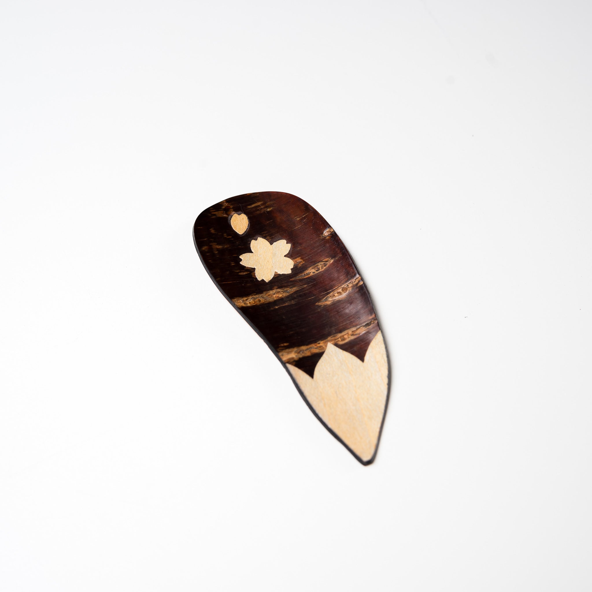 Premium Tomioka Cherry Bark Tea Spoon - Handcrafted Japanese Nasubi Spoon for Tea Ceremony & Desserts | Elegant Gift for Tea Lovers & Home Decor