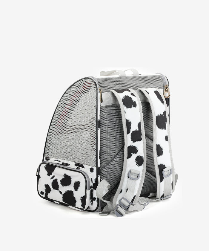 Montana West Print All-Side Mesh Pet Carrier Backpack - Lightweight & Breathable for Small Dogs & Cats - Perfect for Travel, Hiking & Outdoor Adventures