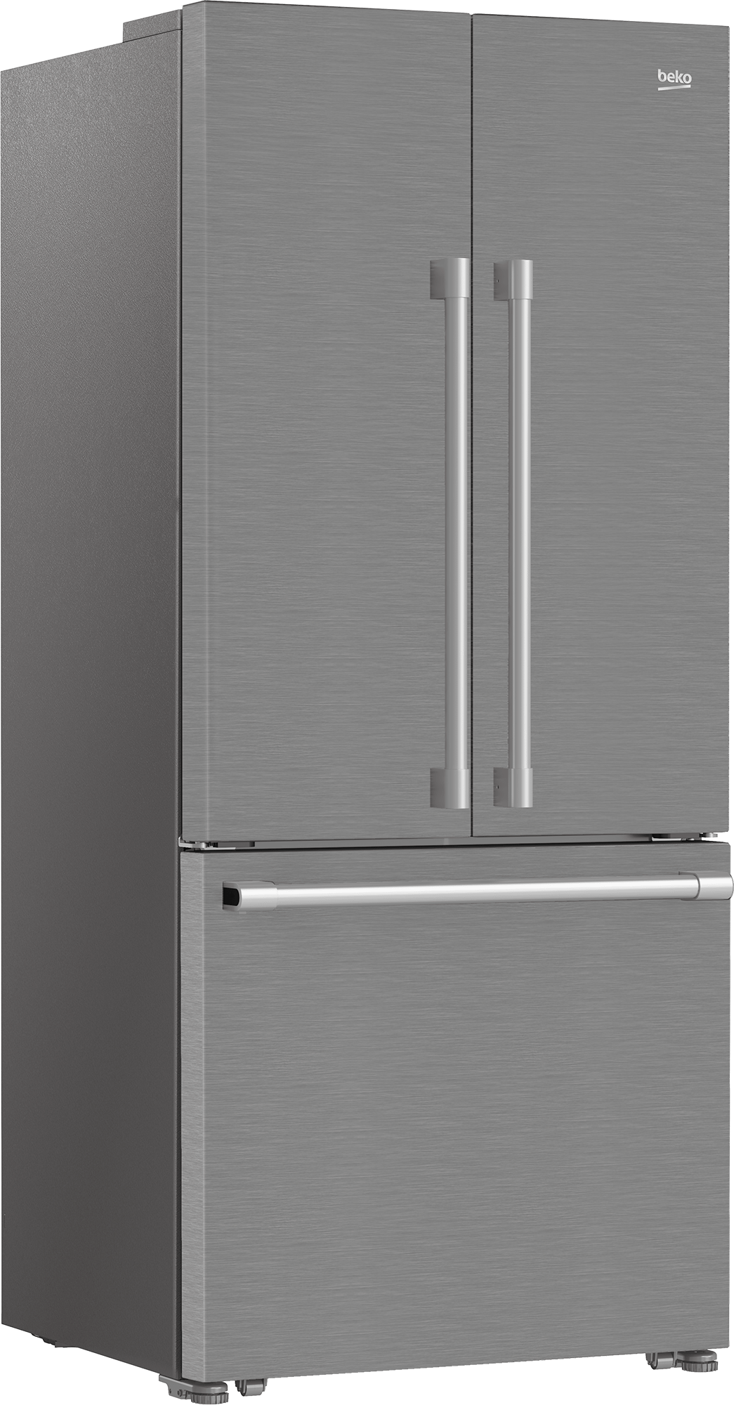 Beko BFFD30216SSIM 30 Inch French Door Refrigerator with Flexi Drawer - Energy Star Rated Stainless Steel Smart Fridge for Modern Kitchens