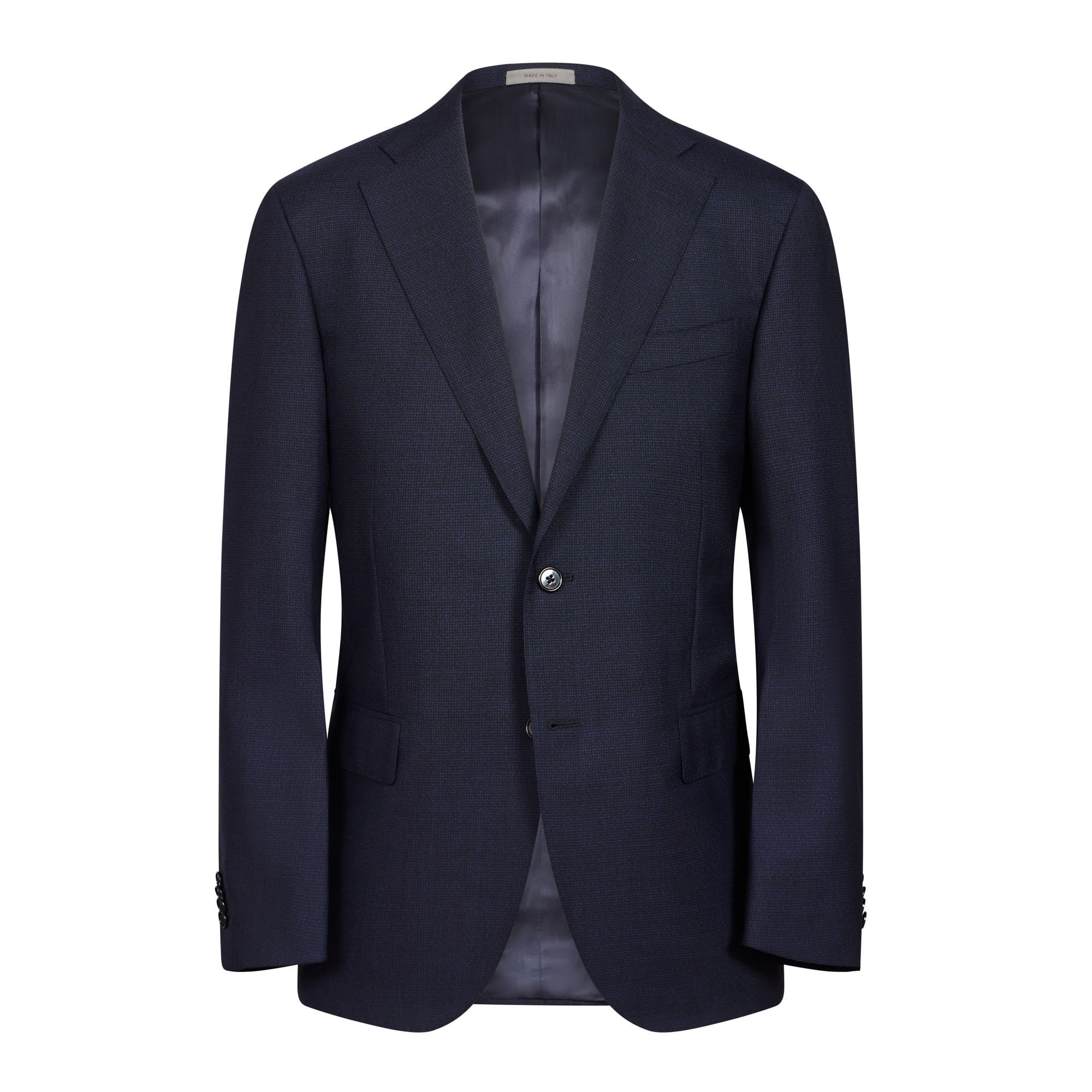 Premium CORNELIANI Leader Wool Suit for Men - Navy Blue Business Attire - Perfect for Office, Weddings & Formal Events