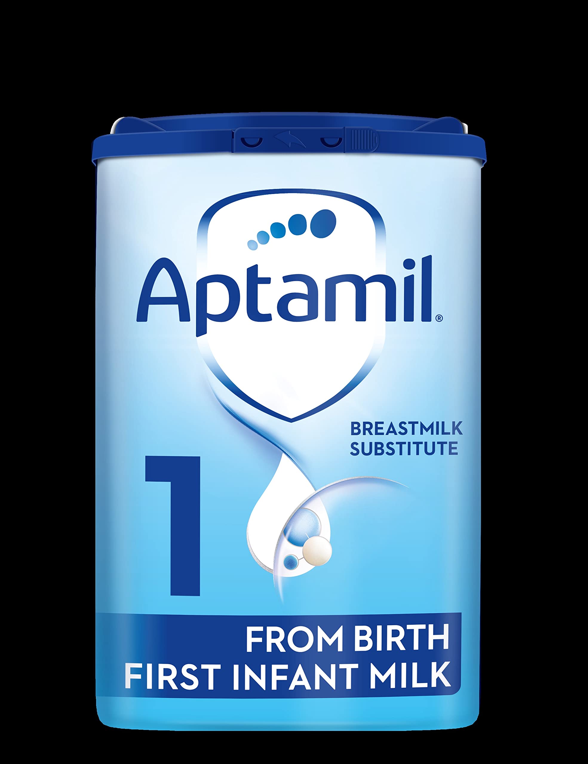 Aptamil 1 First Infant Milk Powder for Newborns - 800g Pack of 6 | Premium Baby Formula for 0-6 Months | Ideal for Bottle Feeding, Daycare & Travel Nutrition
