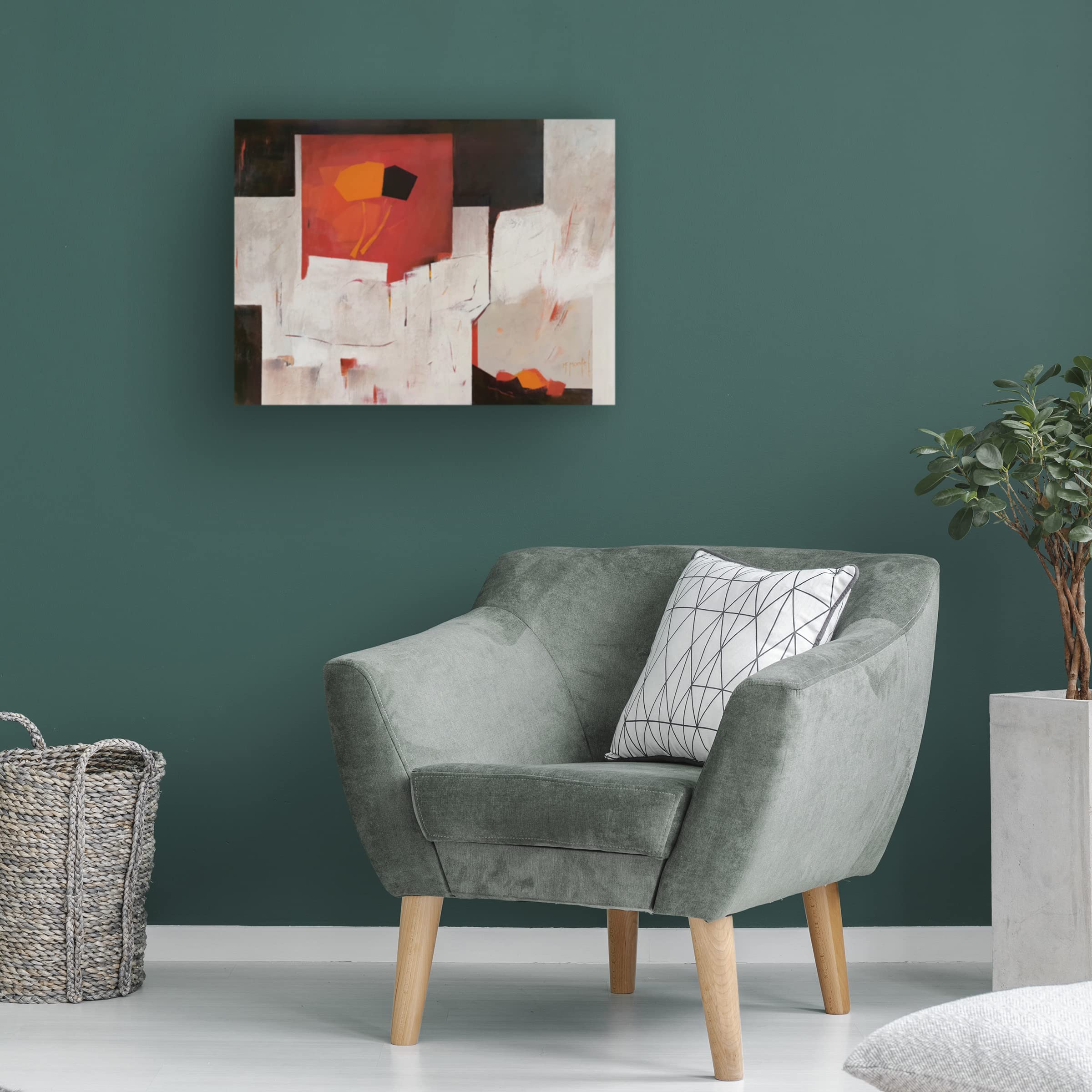 Trademark Fine Art 'Forever' Canvas Wall Art by Fanou Montel - Perfect for Living Room, Bedroom & Office Decor