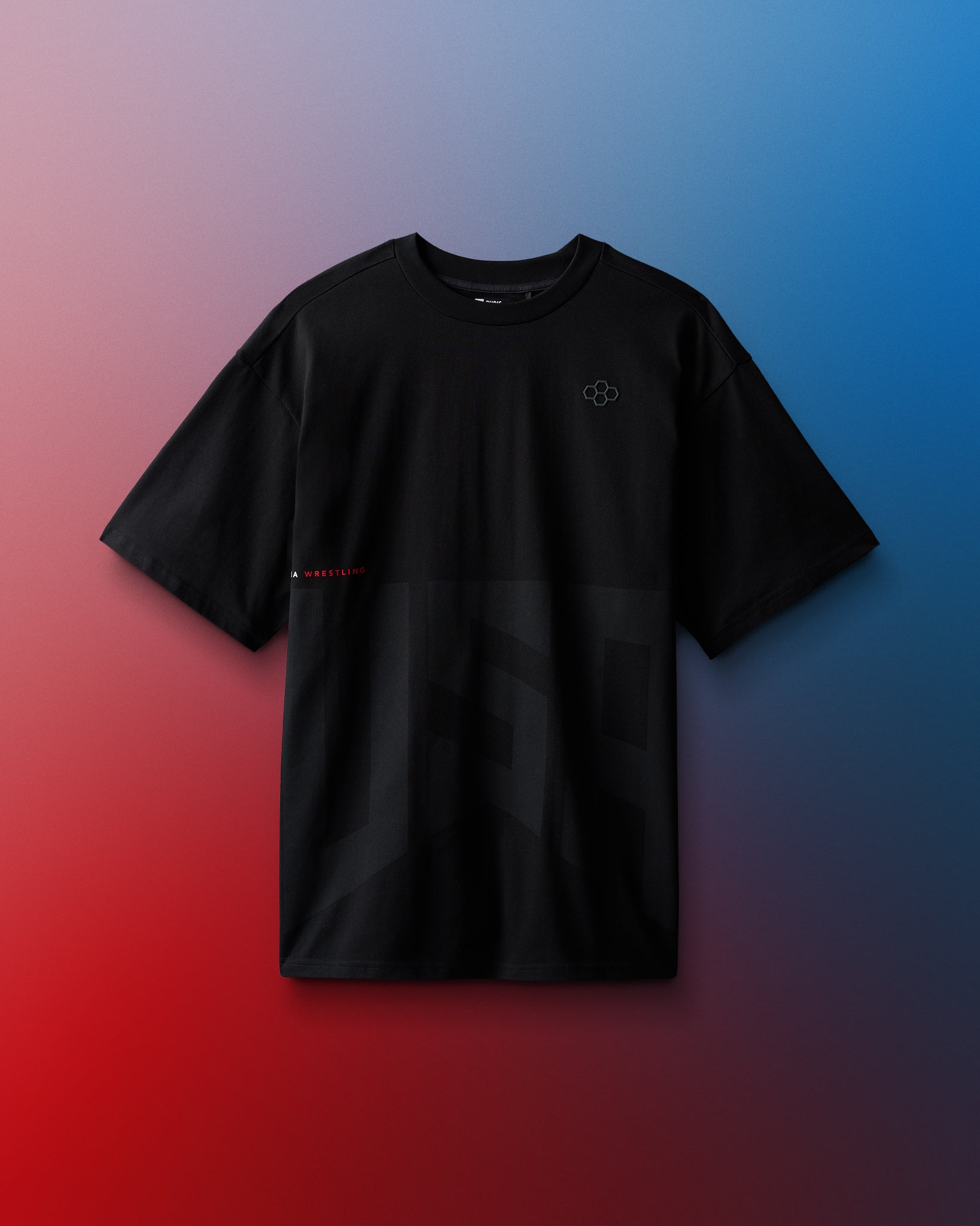 USA Wrestling Drop Shoulder T-Shirt - Comfortable & Stylish Athletic Top for Training & Competition - Perfect for Gym, MMA, and Wrestling Practice