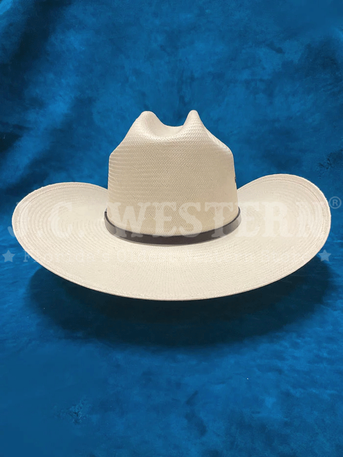 Resistol RSSACL 304281 SANTA CLARA George Strait Collection Natural Straw Cowboy Hat for Men - Perfect for Country Music Festivals, Rodeos & Outdoor Summer Events