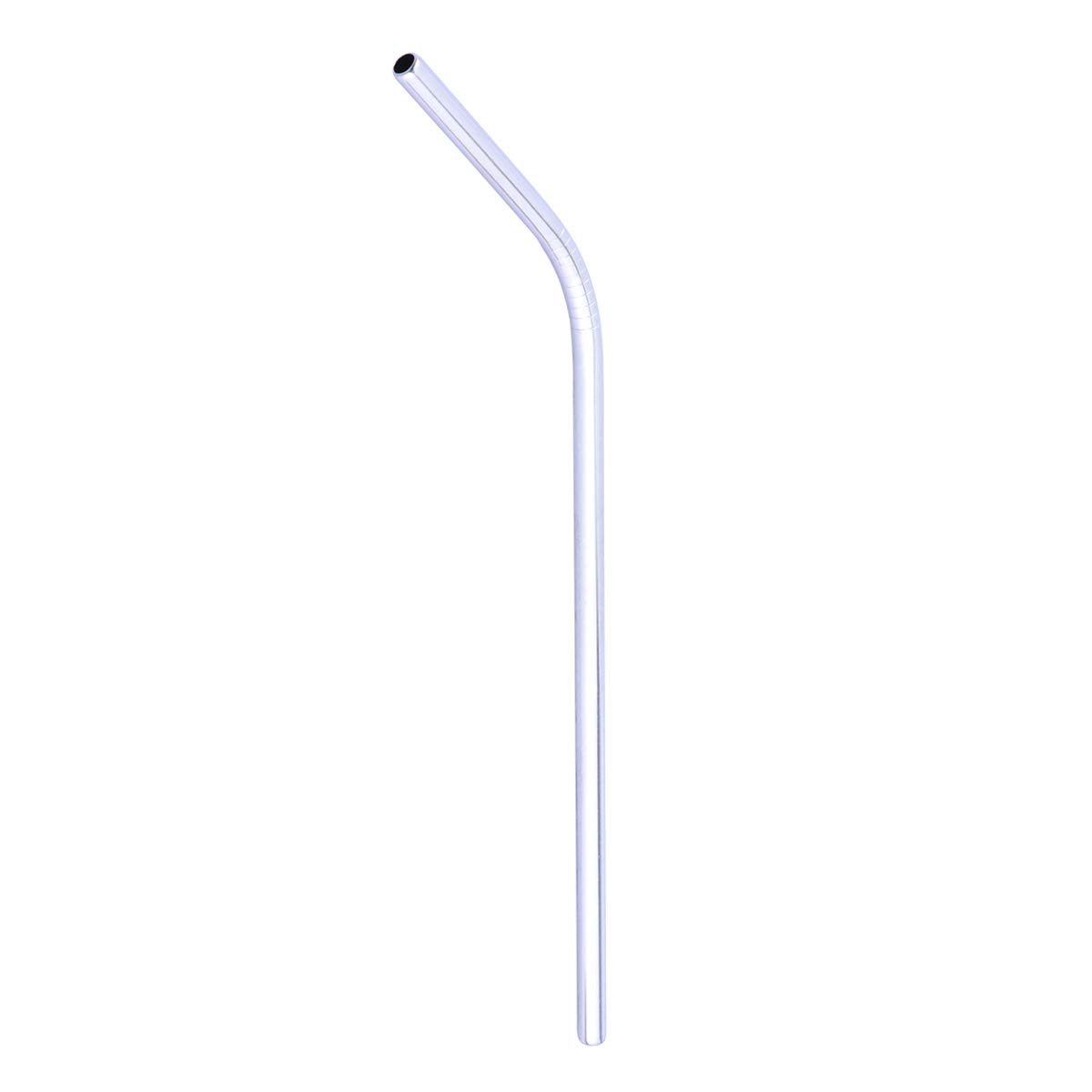 Eco-Friendly Reusable Stainless Steel Drinking Straws - 1 Pack Straight Metal Straws for Smoothies, Iced Coffee & Cocktails | BPA-Free, Dishwasher Safe & Durable