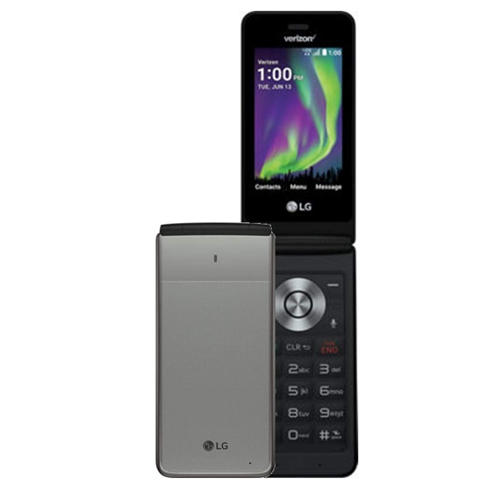 LG Exalt VN220 8GB Verizon 4G LTE Flip Phone - Durable Clamshell Design with Long Battery Life for Business Professionals & Seniors | Reliable Communication Device for Travel, Emergency Use & Everyday Calling