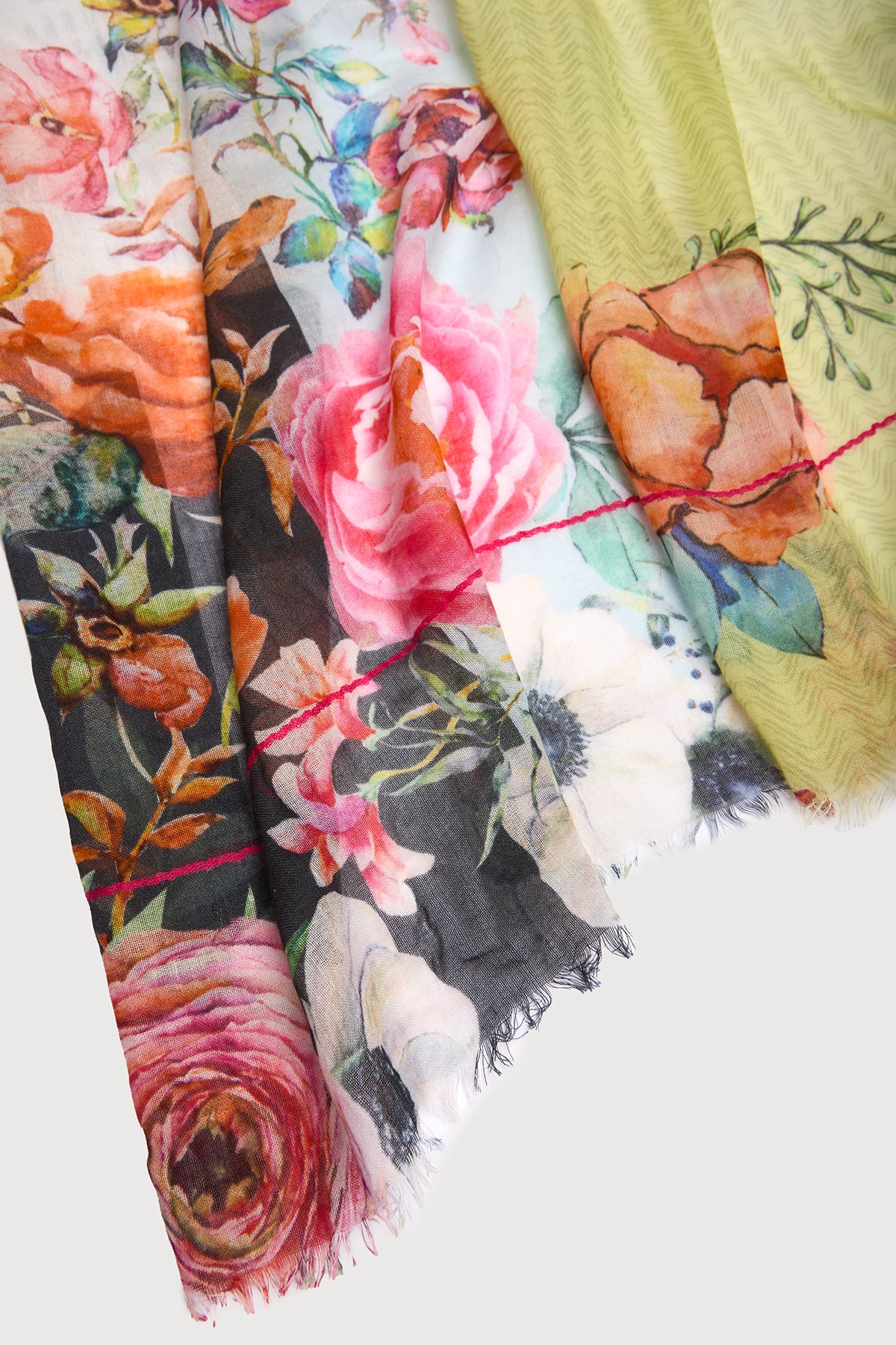 Floral Scarf for Women - Lightweight Spring Fashion Accessory - Perfect for Outdoor Activities, Travel & Everyday Wear