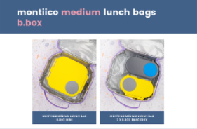 Montii.Co Medium Insulated Lunch Bag - Leakproof & Thermal Food Container for Work, School & Picnics | BPA-Free Cooler Tote for Men & Women | Keep Meals Fresh 4-8 Hours