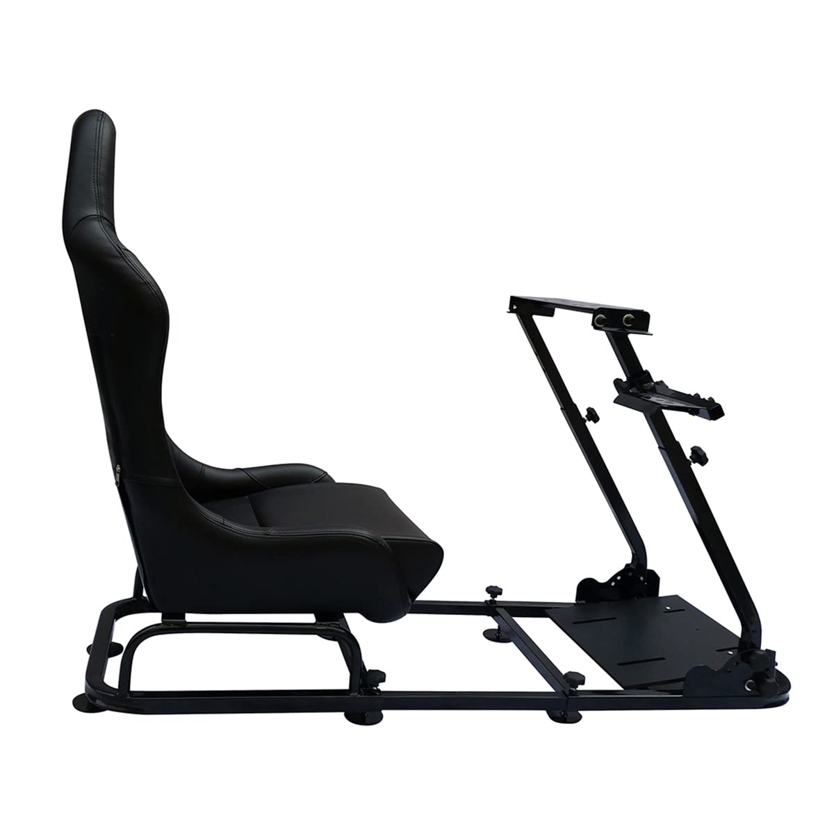 Premium Black Faux Leather Gaming Chair for PC & Console Gamers - Ergonomic Design for Long Gaming Sessions & Office Work