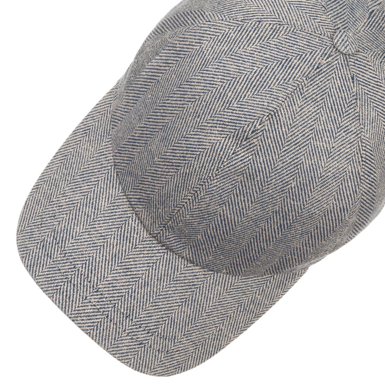 Borsalino Light Herringbone Cap - Classic Wool Fedora Hat for Men | Perfect for Casual Outfits, Outdoor Events & Travel Accessories
