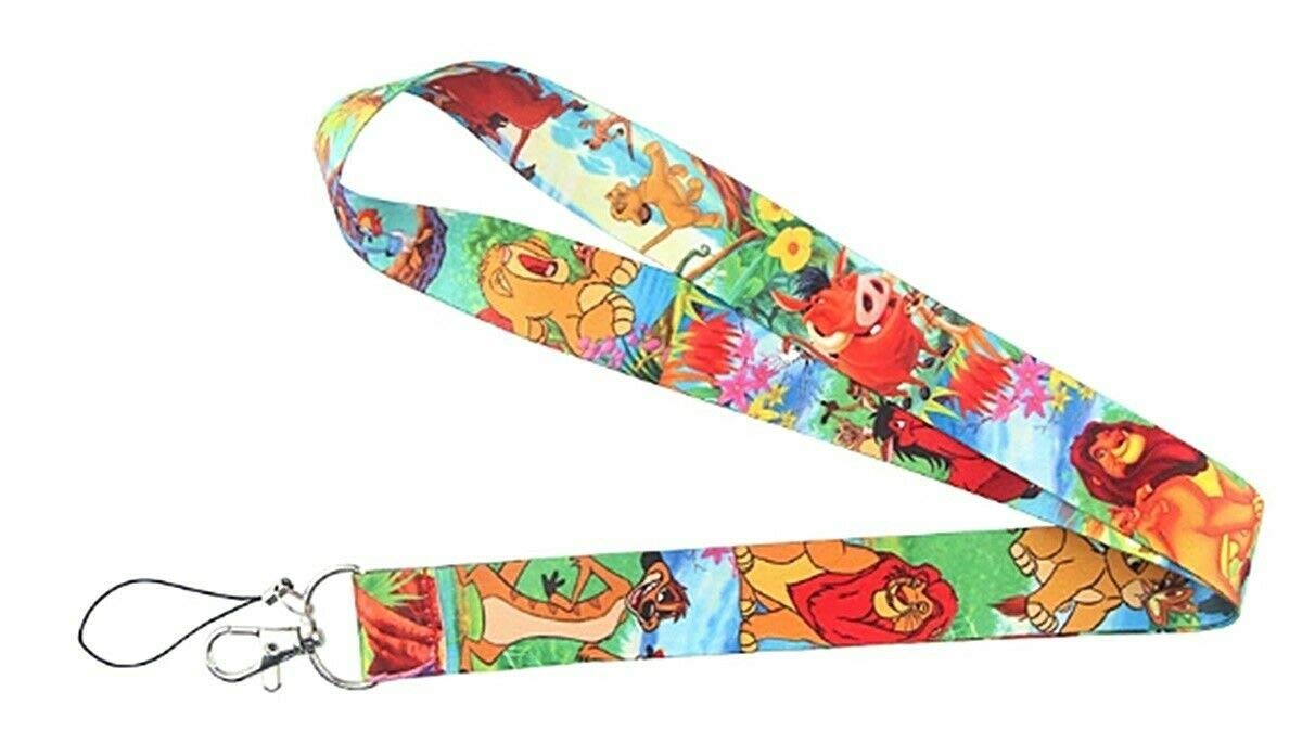 Disney The Lion King Character ID Holder Lanyard Keychain - Perfect for School, Work, Events & Theme Park Visits