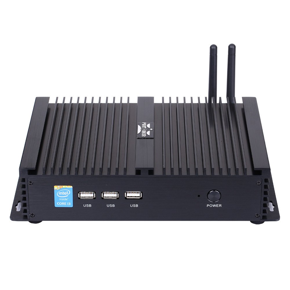Fanless Industrial Computer with Intel Core i7-1255U, 32GB RAM, 1TB SSD - Mini PC for Harsh Environments | Windows 11/Linux Ubuntu | 4xUSB 3.0, 3xUSB 2.0, RS232, HDMI, VGA, WiFi | Ideal for Factory Automation, Digital Signage & Edge Computing