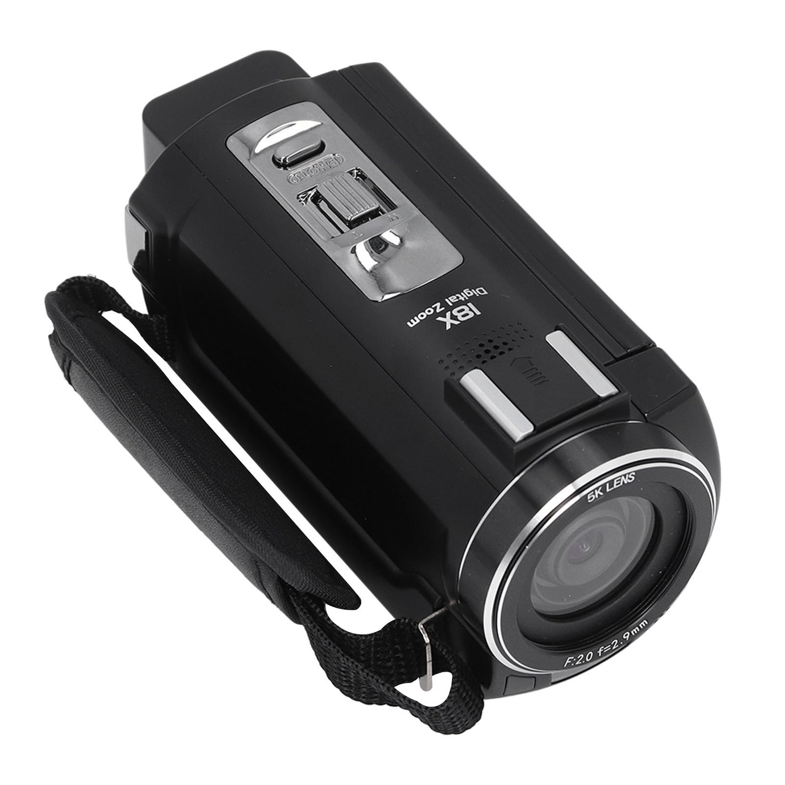 5K Vlogging Camera with 56MP, Autofocus & 18x Digital Zoom - WiFi Enabled 180° Rotatable Screen for YouTube, Travel & Family Photography