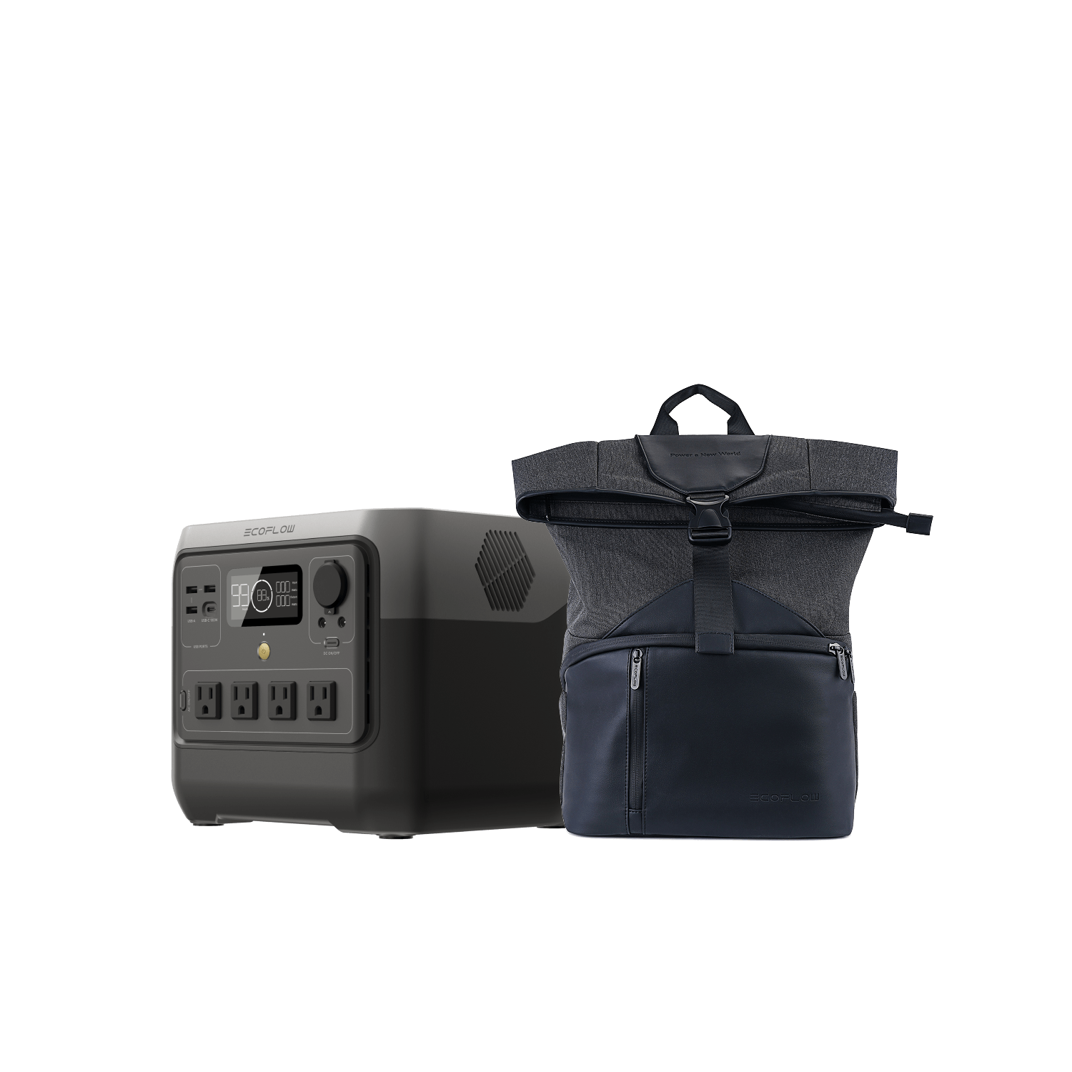 EcoFlow RIVER 2 Pro 720Wh Portable Power Station with 800W Output - Solar Generator for Camping, RV, Emergency Backup & Off-Grid Power Supply