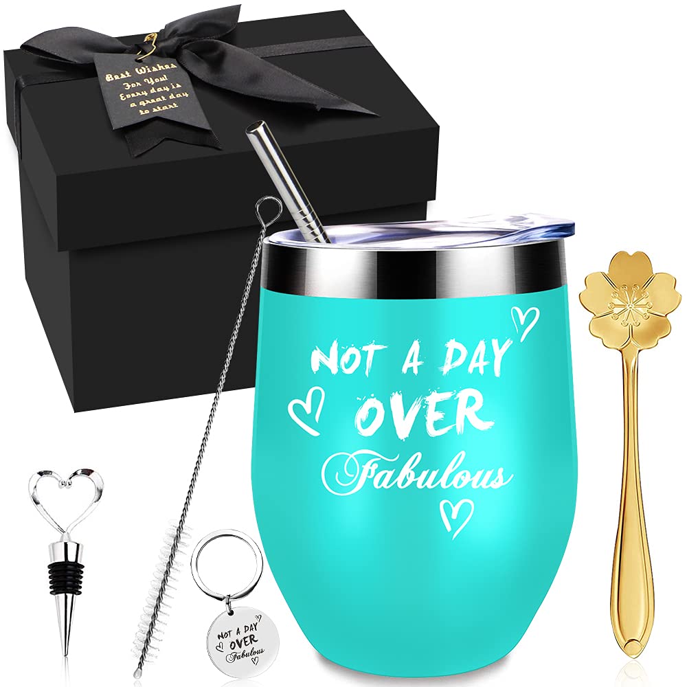 Vanleonet Insulated Wine Tumbler - 20oz Stainless Steel Double Wall Vacuum Insulated Coffee Mug for Champagne, Cocktail, Beer - Perfect Birthday Gift for Women, Mom, Wife, Daughter, Sister - Ideal for Office, Home, Picnics & Outdoor Parties