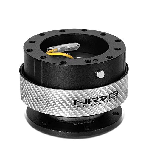 Black Body / Silver Carbon Fiber Ring