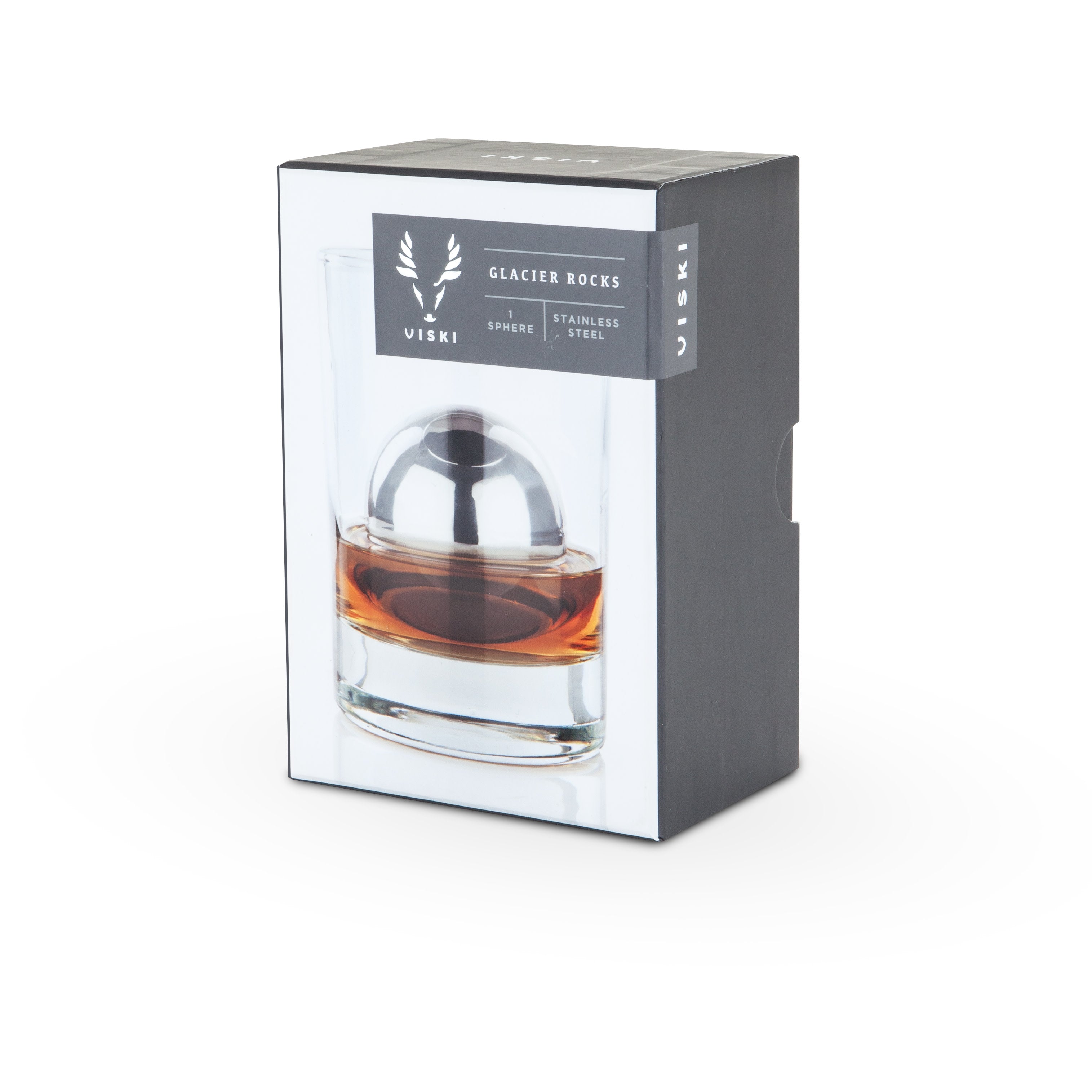 Premium Stainless Steel Ice Rocks - Large Whiskey Stones for Chilling Scotch, Bourbon & Cocktails Without Dilution | Reusable Drink Coolers for Home Bar, Parties & Gifts
