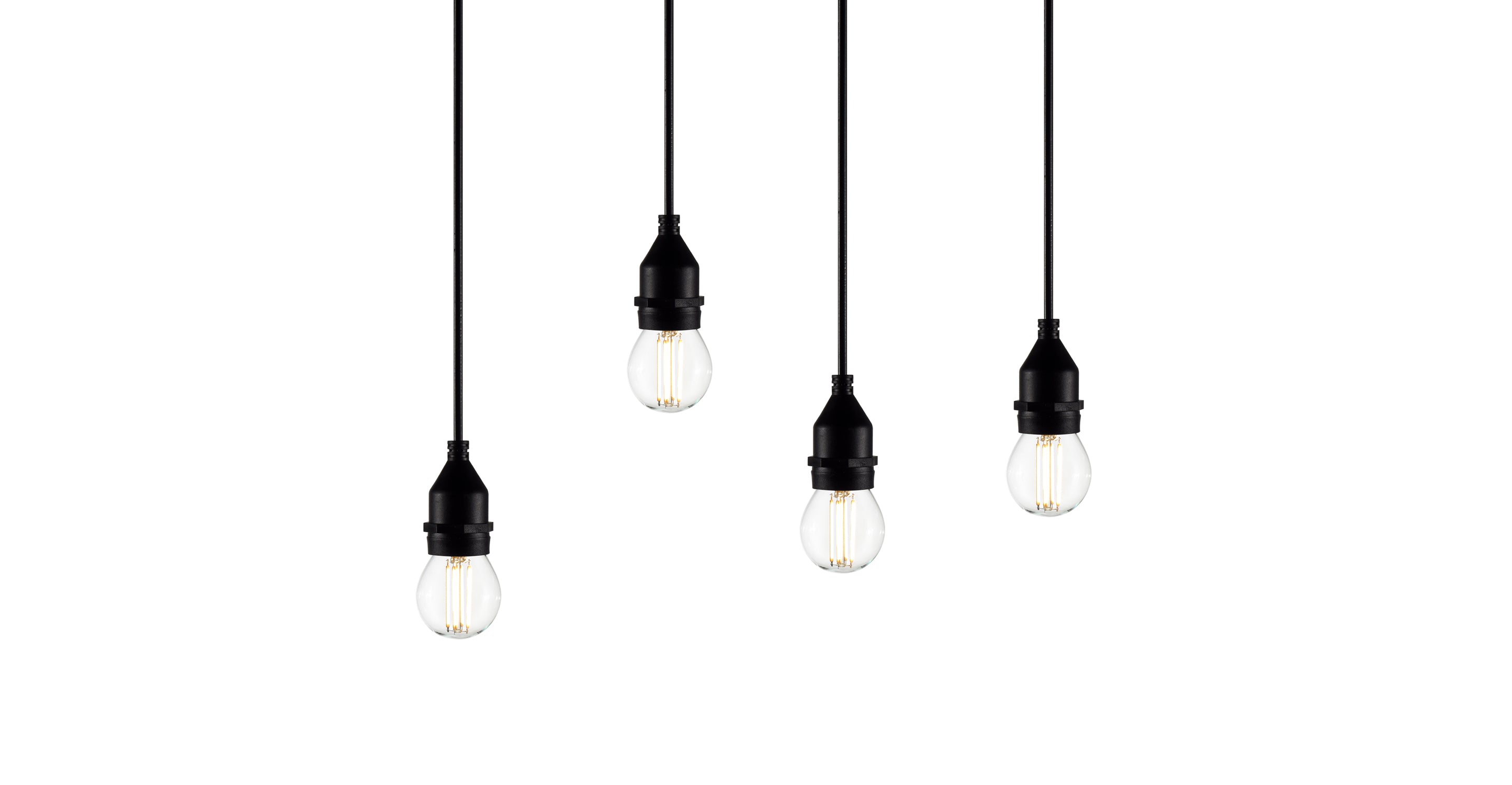 Klur G45 Vintage LED Edison Bulb - Dimmable Warm White 2700K, E26 Base, 6W (60W Equivalent) - Perfect for Pendant Lights, Chandeliers, and Industrial Style Lamps