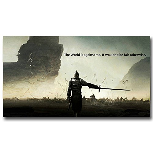 Dark Souls 1 2 3 Game Art Canvas Poster Print - Lawrence Painting Wall Decor (31